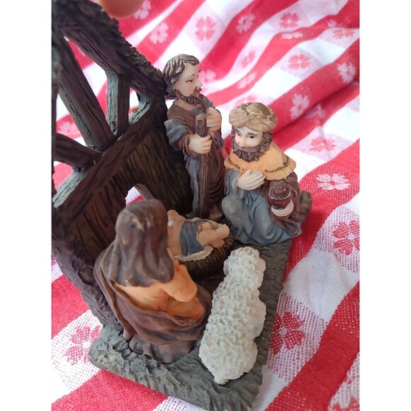 K's Collection Vintage Nativity Scene Home Decor 5" - Picture 5 of 8
